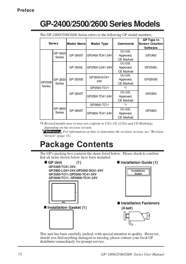 Proface User Manual